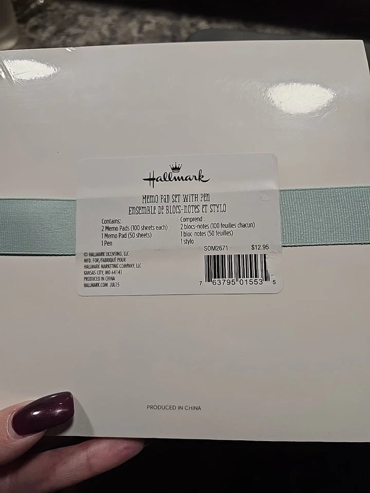 Hallmark Memo Pad & Pen Set