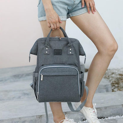 Baby Diaper Bag with USB & Sleeping Crib