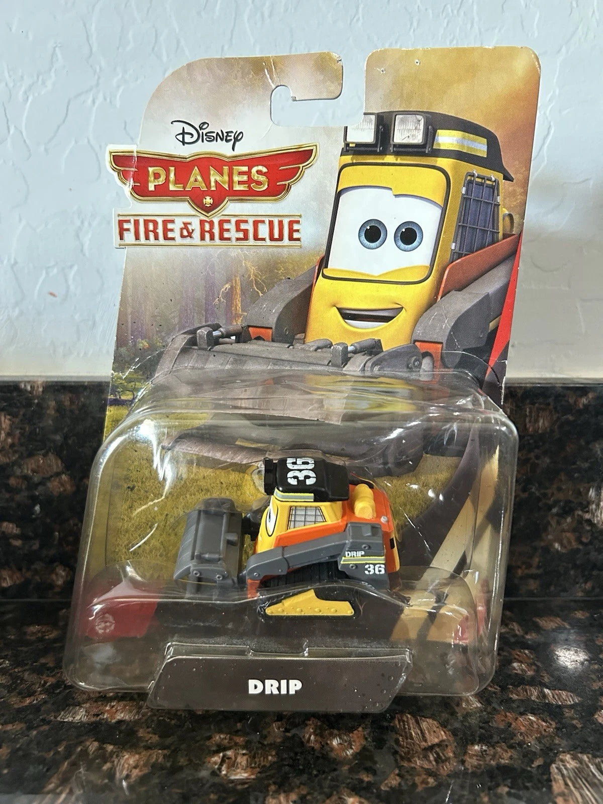 Disney Pixar Planes Fire & Rescue Drip Figure Vehicle New Mattel 2014