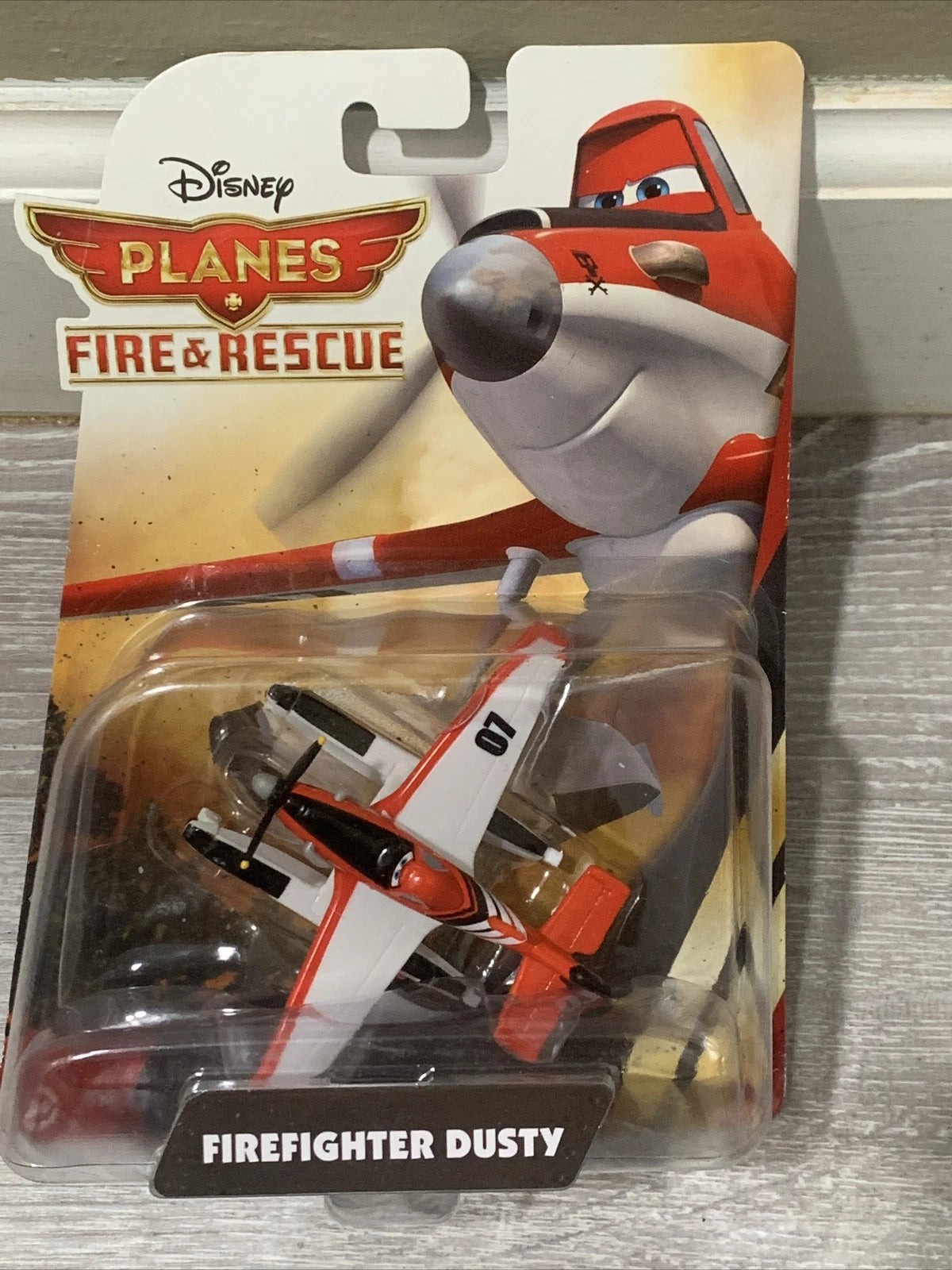 Disney Planes Fire & Rescue Firefighter Dusty Mattel NIP Die-Cast Metal 2014