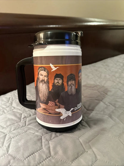 Duck Dynasty Insulated Travel Mug Happy Happy Robertson Family Cup Hallmark
