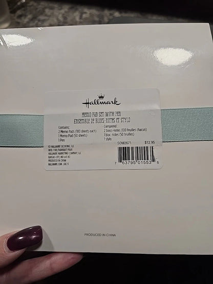 Hallmark Memo Pad & Pen Set
